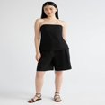 thumbnail image 3 of CHUANK Women‘s Strapless Linen Blend Top with Detachable Straps  Sizes XS-XXL, 3 of 6