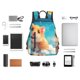 thumbnail image 4 of Fotbe Cloud Cute Hamster Mochila Ligera para Hombres y Mujeres - Duradera y Resistente al Agua, Ideal para Escuela, Trabajo, Viajes y Uso Diario, 4 of 7