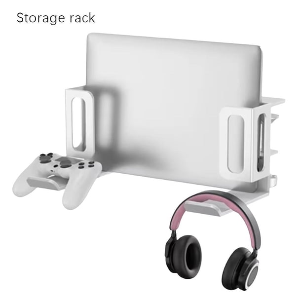 Ruifaya Soporte universal para disipar el calor de la computadora portátil, soporte de almacenamiento ajustable en los lados de la mesa ζц