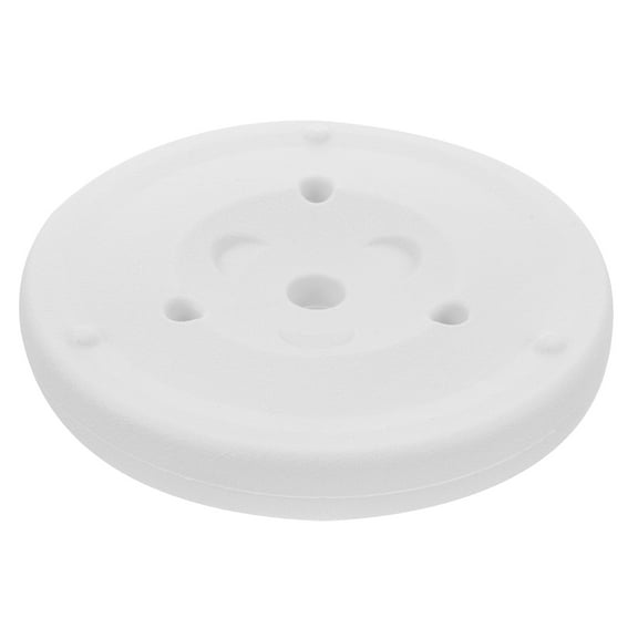 HEMOTON White Plastic Balloon Stand for Party Lightweight Durable Base for Balloon Arch 4.5 Inches