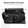 thumbnail image 3 of Byootique Rolling Dance Bag with Wheels Travel Duffle Bag Expandable FA Starry, 3 of 9