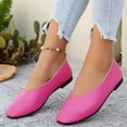 thumbnail image 4 of Flat Shoes for Women 2026 Casual Square Toe Slip On Casual Ballet Flats Comfortable Ballerina Business Soft Walking Shoes, 36, 4 of 6