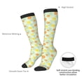 thumbnail image 5 of Picia Women Crew Soft Moisture-wicking Socks Tree Palms Lemon Pattern Design Cotton Socks, One Size fit All, 5 of 9