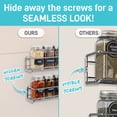 thumbnail image 3 of Spice Rack Ultimate Hostess para pared, 4 niveles, cromado, 3 of 9