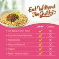 thumbnail image 4 of J WAY Instant Taiwan Squiggly Noodles with Pork Sauce, (Pack of 2) Air-Dried Vegan Chinese Asian Knife Cut Noodles, 17g High Protein Ready to Eat Top Noodles, 4 of 7
