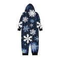 thumbnail image 4 of QTSHPN Family Christmas Pajamas Matching Sets Christmas Print Hooded Loungewear Sleepwear Set Pajamas, 4 of 5