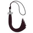 thumbnail image 6 of Endea Graduation Maroon Graduation Tassel with Silver Date Drop, 6 of 11