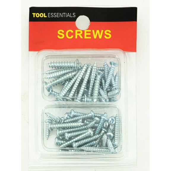Tool Essentials 75pc Wood Screws Assorted Sizes