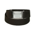 thumbnail image 3 of CTM  Elastic Belt with Magnetic No Show Flat Buckle (Pack of 2 Colors) (Women's Plus), 3 of 4