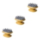 thumbnail image 4 of Billuyoard Ducha cepillo para lavar el cabello de mano cuero cabelludo masajeador depurador portátil lavable resistente cabeza limpieza cepillo Type1 NO1, 4 of 6