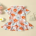 thumbnail image 3 of Robe de Plage à Manches Courtes pour Filles, Patchwork en Éponge, avec Capuche et Fermeture Éclair, 3 of 8