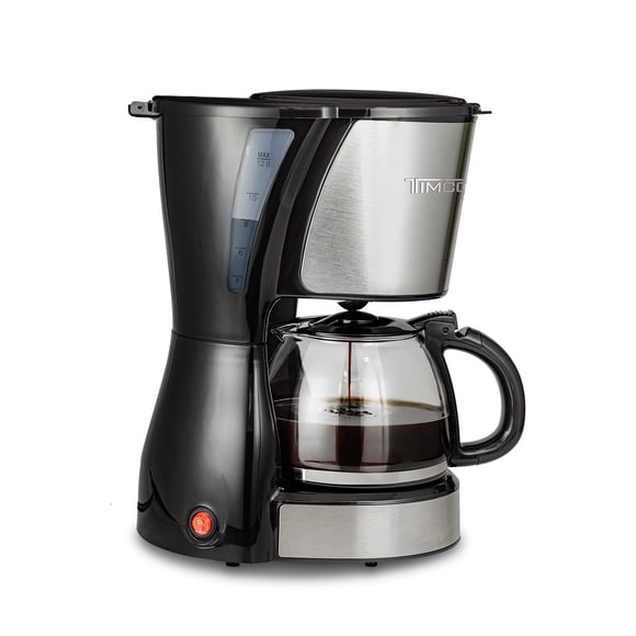 Cafetera TIMCO 12 Tazas con Filtro Permanente Antigoteo con Placa Calefactora CAFWJ-9006