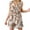 Yellow, variant on ZANZEA Women Summer V Neck Dungaree Jumpsuit Sleeveless Bohemian Floral Printed Shorts Playsuits Rompers