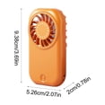 thumbnail image 3 of Ventilador USB Mini Portátil de Mano con Batería de 1200 mAh, 5 Velocidades, Diseño Compacto y Ligero, Recargable con Cable Tipo C para Viajes al Aire Libre y Uso de Escritorio, 3 of 6
