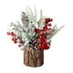 thumbnail image 2 of Christmas Tree Artificial Christmas Tree With Christmas Decorations Pines Cones Berries Tabletop Christmas Tree For Home Room Party Winter Indoor Outdoor, 2 of 6