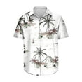thumbnail image 2 of Men's Summer Big & Tall Casual Hawaiian Shirts Short Sleeve Lightweight Button Down Shirts Tropical Holiday Beach Shirts, 2 of 5
