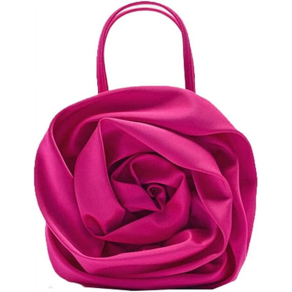 Kukuzhu Evening Bag Clutch for Women Floral Tote Bag Satin Shoulder Bag Formal Handbag Crossbody Bag Classy Purse for Women