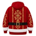 thumbnail image 4 of Christmas Pet Carrier Hoodie Unisex Kangaroo Pouch Sweatshirt with Zipper, Warm Oversized Cat Dog Holiday Pullover, 4 of 4