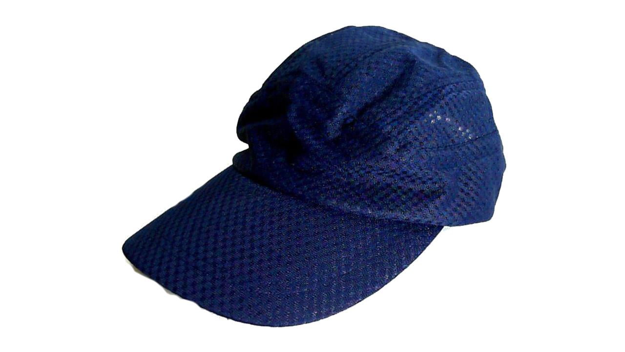 FILA Sport Moisture-Control Ciba Stretch Fitness Golf Running Cap Hat Womens Baseball Navy Blue Mesh Designer Fashion Accessories Sale AC00041