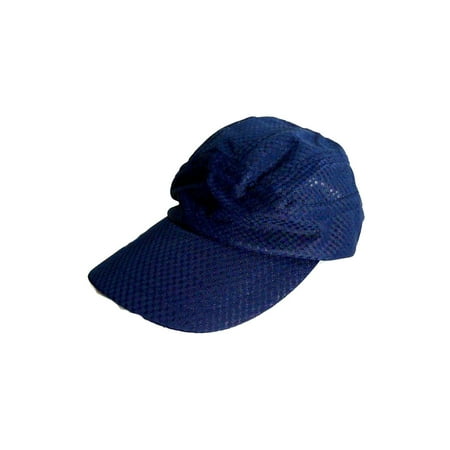 FILA Sport Moisture-Control Ciba Stretch Fitness Golf Running Cap Hat Womens Baseball Navy Blue Mesh Designer Fashion Accessories Sale