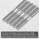 thumbnail image 4 of Uxcell 20-Set Estudio Roscado de Doble Extremo Tornillo Tuerca, M5x40mm Acero Inoxidable Varilla de Empuje Doble Extremo con Arandela de Bloqueo y Arandela Plana, 4 of 7