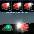thumbnail image 3 of Battery Adapter for Craftsman 14.4-20V Battery Charger Led Work Light with USB, 3 of 7