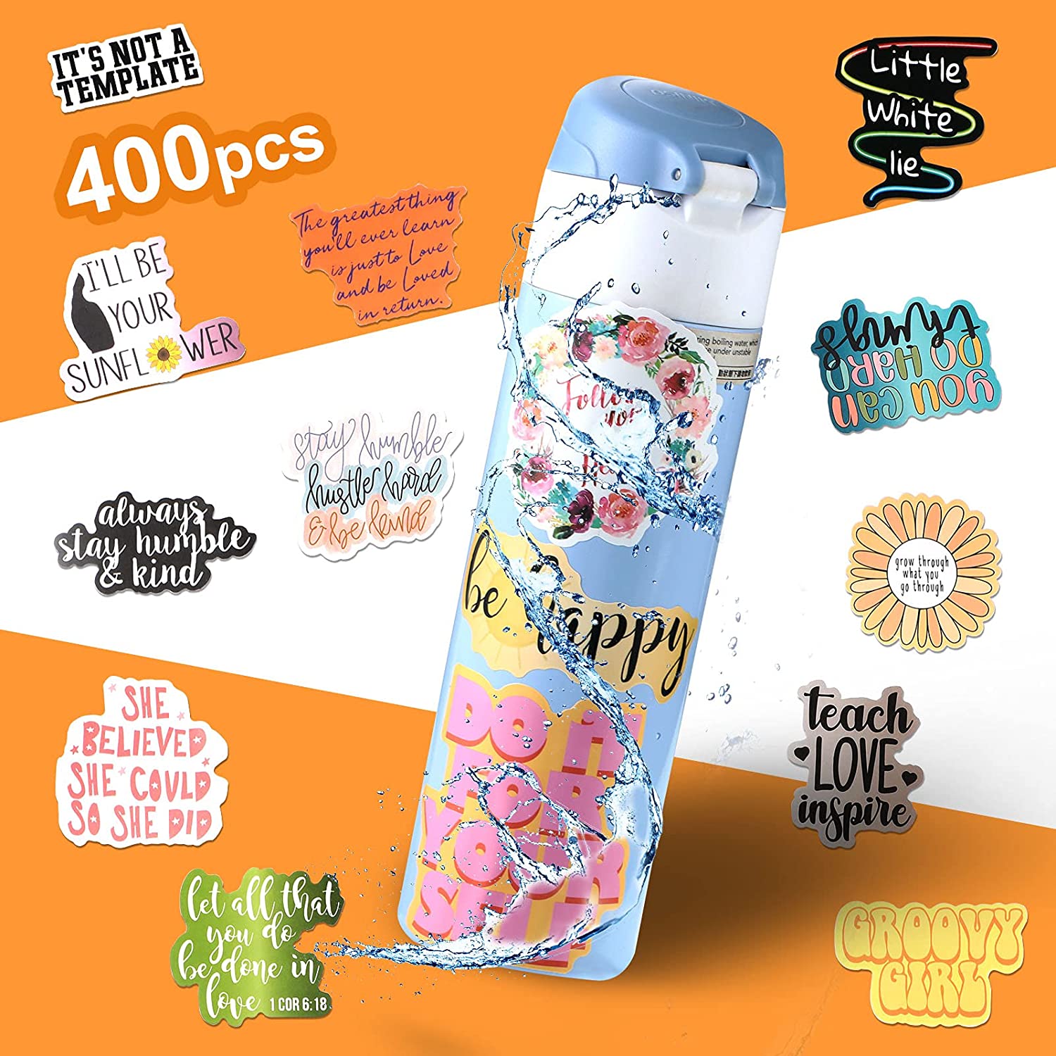 Waterproof Vinyl Decals For Laptops Bottles Inspirational Quote ...