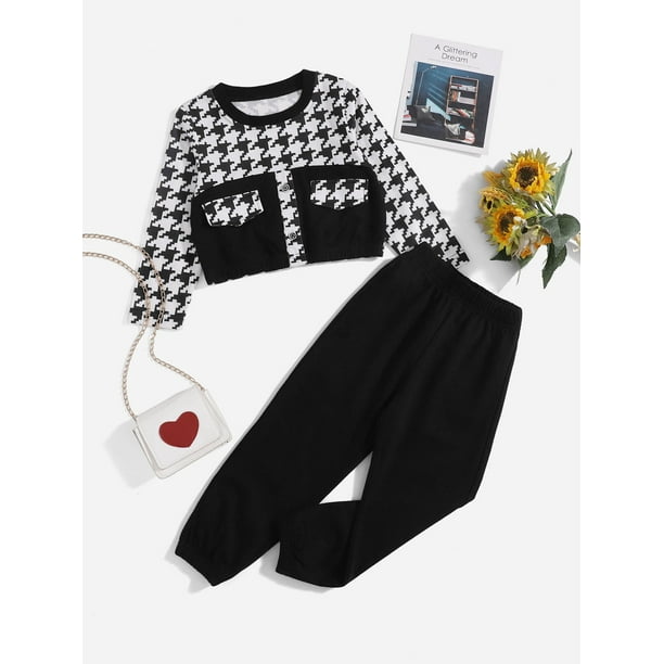 houndstooth sweatpants