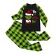 thumbnail image 1 of Conjunto de pijama de 2 piezas, cómodo pijama familiar navideño, ropa para el hogar para padres e hijos Kuymtek Verde niño 13-14 años, 1 of 6