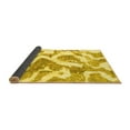 thumbnail image 2 of Ahgly Company Indoor Square Abstract Yellow Modern Area Rugs, 4' Square, 2 of 4