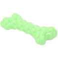 thumbnail image 3 of Squeak Bone Dog Toy Teeth Cleaning Squeaky Interactive Dog Bones for Small Medium Large BreedGreen, 3 of 9