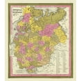 thumbnail image 2 of Mitchell 15x16 Gold Ornate Wood Framed with Double Matting Museum Art Print Titled - Europe Russia - Mitchell 1846, 2 of 4