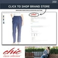 thumbnail image 4 of Chic Women's Easy Fit Elastic Waist Pull On Pant, 4 of 6
