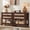 Walnut, variant on LELELINKY 31.5" Wide Rattan Nightstand with 2 Drawers - Large Walnut Bedside Table with Storage Shelf, Boho Bedside End Table for Bedroom, Living Room, Hallway, Modern Farmhouse Style