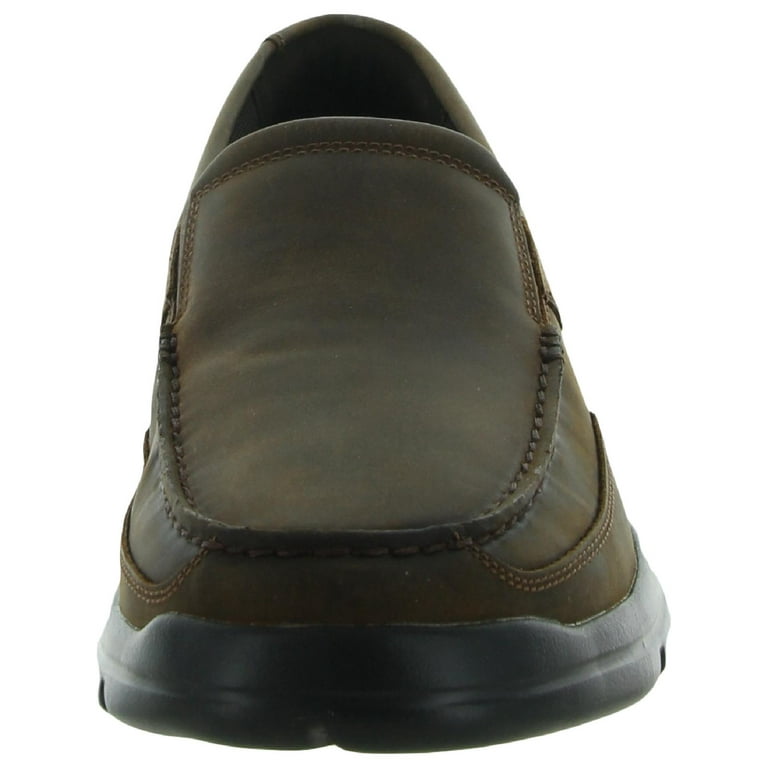 Rockport Junction Point Men s Tan Slip on Loafers 9W Walmart