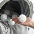 thumbnail image 6 of Reusable Laundry Dryer Balls | Reduces Drying Time | Reduces Static | Softens Clothing | Laundry Accessories | Assorted Colors |, 6 of 7