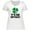 AA-White, variant on Inktastic Irish Shamrock Birthday Women's Plus Size T-Shirt