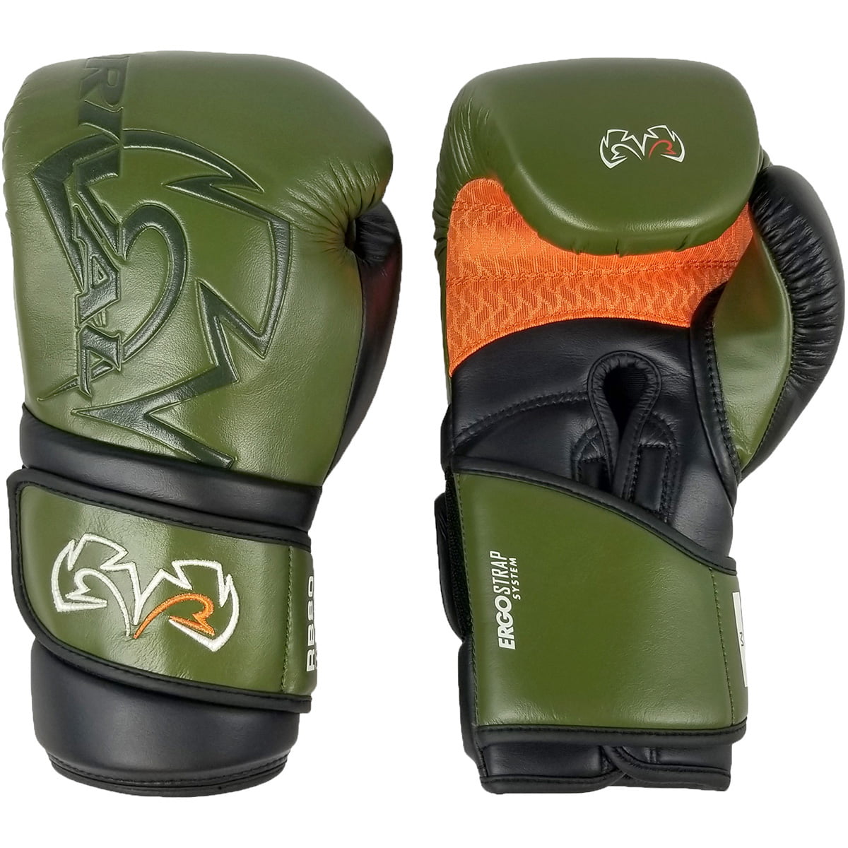 Muay Thai Rival RS80V  Impulse Sparring Gloves Boxing Green FREE P&P MMA