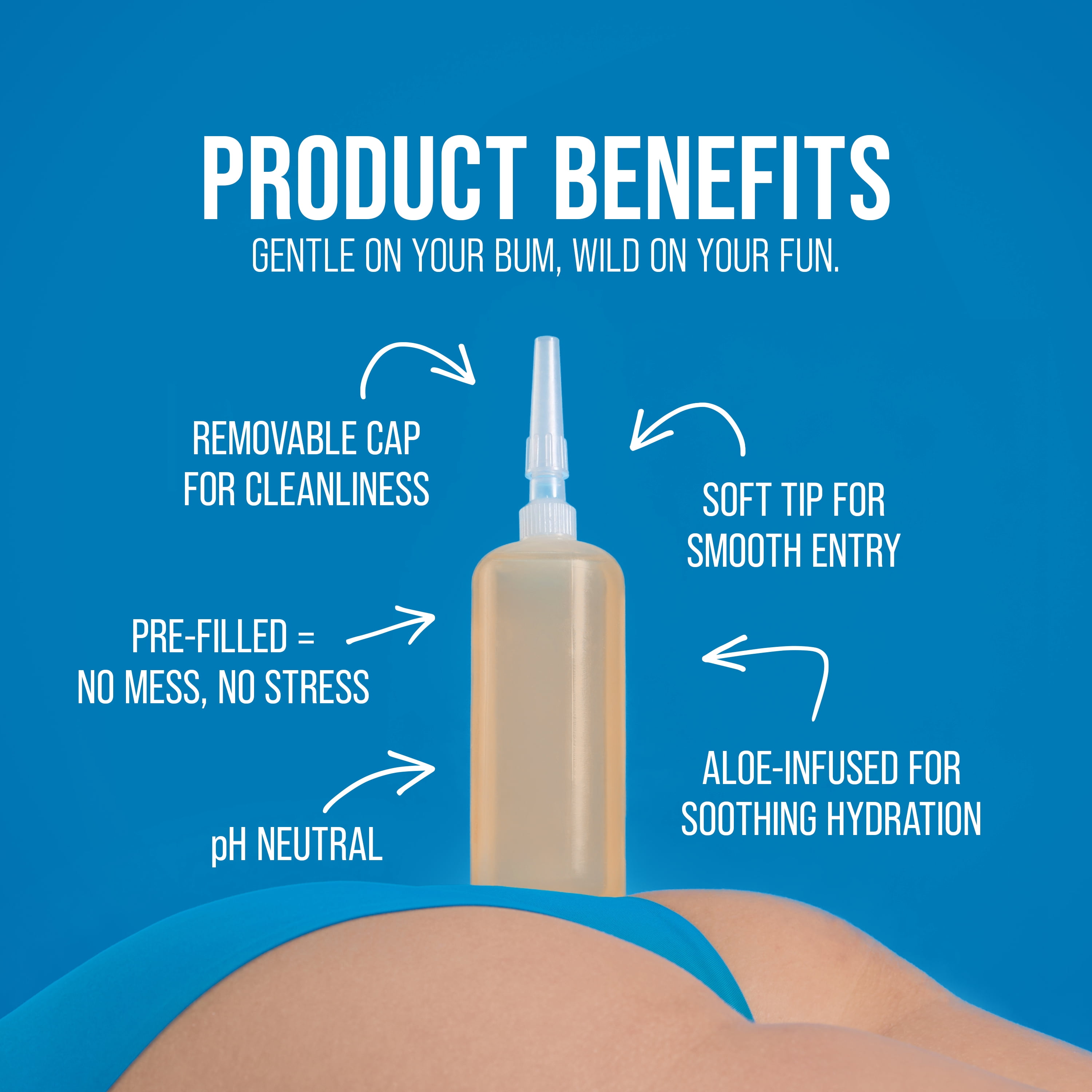 LUBELIFE Anal Douche Isotonic Solution with Aloe