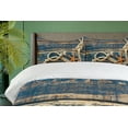 thumbnail image 4 of Ambesonne Maritime Duvet Cover Sets, and Starfish Wooden, 2-King, Night Blue Amber, 4 of 7