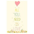 thumbnail image 5 of Marmont Hill "All You Need Heart" by Karen Zukowski Painting Print on Wrapped Canvas, 5 of 5