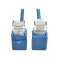 thumbnail image 4 of Tripp Lite 2ft RJ-45 M/M Cat6 Snagless Molded Slim Right Angle UTP Patch Cable, 4 of 5