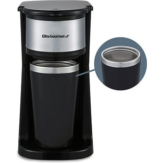  Black+Decker Brew 'n Go 個人咖啡機,附旅行杯,15 盎司(約425.2 毫升)黑色/米色,DCM18  : 居家與廚房