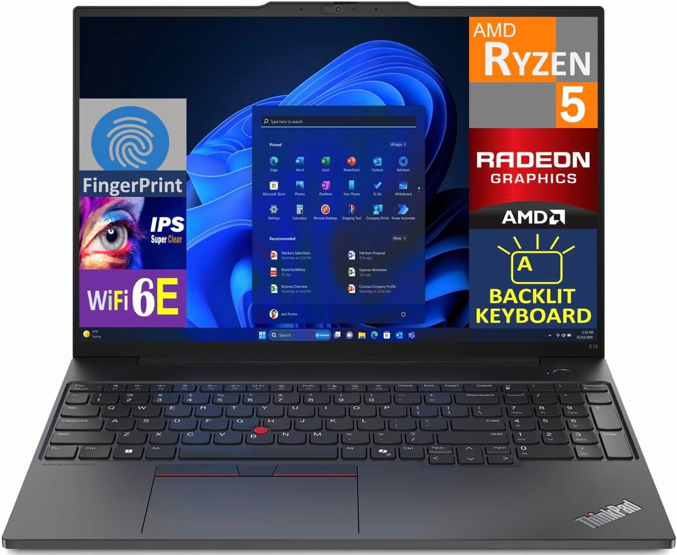 Lenovo ThinkPad E16 G2 16 inch FHD+ Ryzen 7 7735HS 64GB DDR5 2TB