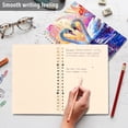 thumbnail image 5 of Swans Colorful Ring Binder Notebook Journey Note Diary College Ruled Spiral Notebook Study Loose Leaf Paper A5 60 Pages, 5 of 8