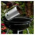 Galvanized Charcoal Chimney Starter. Easy & Safe Fire Starter Without