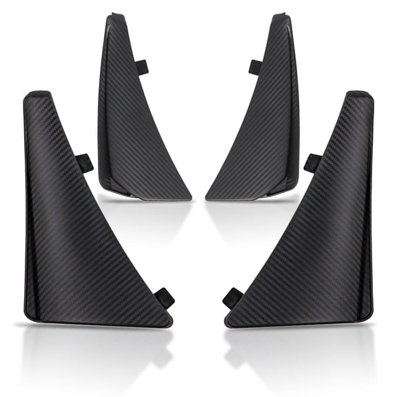 AUFER 4Pcs Front and Rear Splash Guards Mud Flaps Fit For Chevy Corvette C8 2020-2022