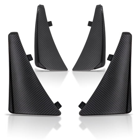 AUFER 4Pcs Front and Rear Splash Guards Mud Flaps Fit For Chevy Corvette C8 2020-2022