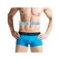 thumbnail image 2 of Topumt Gents Trunks Male Mens Ice Silk Boxer Briefs Pants Shorts Bulge Pouch Underwear, 2 of 4