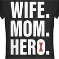 thumbnail image 2 of Junior's Marvel Wife, Mom, Hero Black Widow Icon  Graphic Tee Black 2X Large, 2 of 3